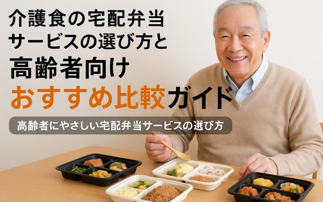 介護食の宅配弁当サービスの選び方と高齢者向けおすすめ比較ガイド