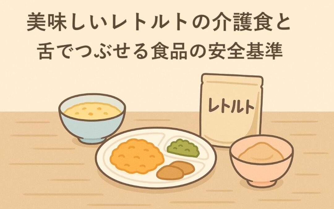 美味しいレトルトの介護食と舌でつぶせる食品の安全基準
