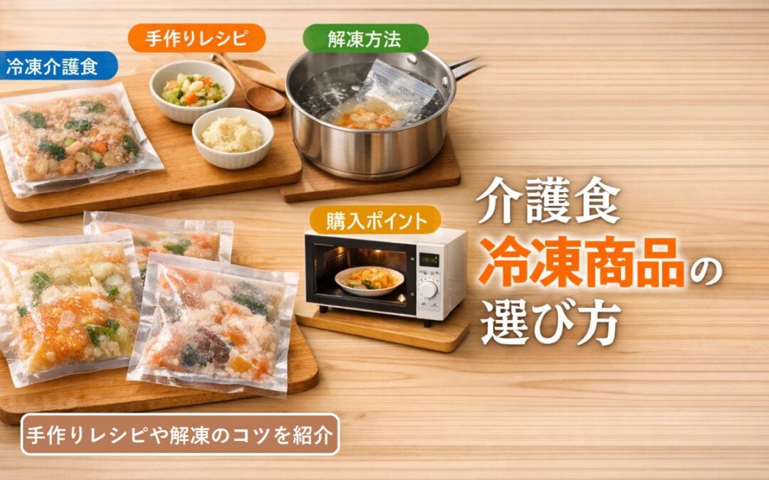 介護食の冷凍商品の選び方と購入ガイド！手作りレシピや解凍方法もわかる