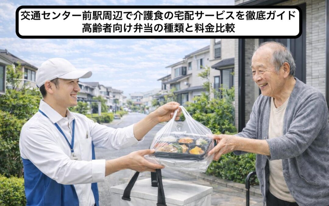 交通センター前駅周辺で介護食の宅配サービスを徹底ガイド｜高齢者向け弁当の種類と料金比較