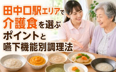 田中口駅エリアで介護食を選ぶポイントと嚥下機能別調理法